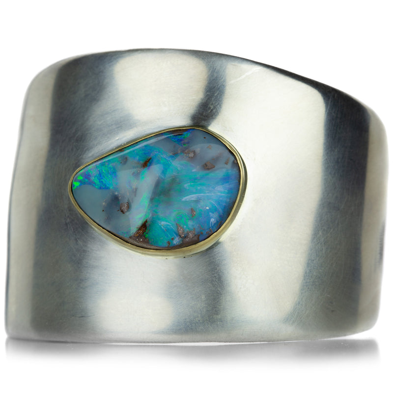 Annette Ferdinandsen Sterling Silver Roxy Cuff with Boulder Opal | Quadrum Gallery