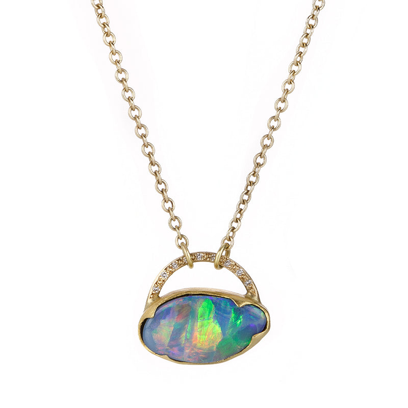 Annie Fensterstock Opal Purse Necklace | Quadrum Gallery