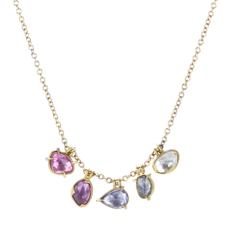 Annie Fensterstock Five Sapphire Necklace  | Quadrum Gallery