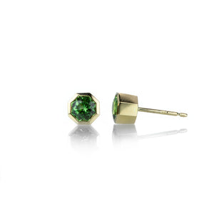 Alexis Kletjian Octagon Tsavorite Garnet Studs | Quadrum Gallery