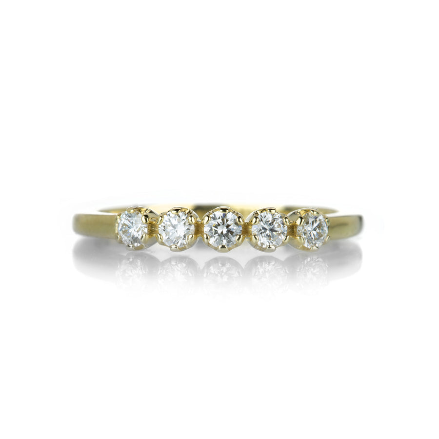 Alexis Kletjian 18k Five Diamond Band | Quadrum Gallery