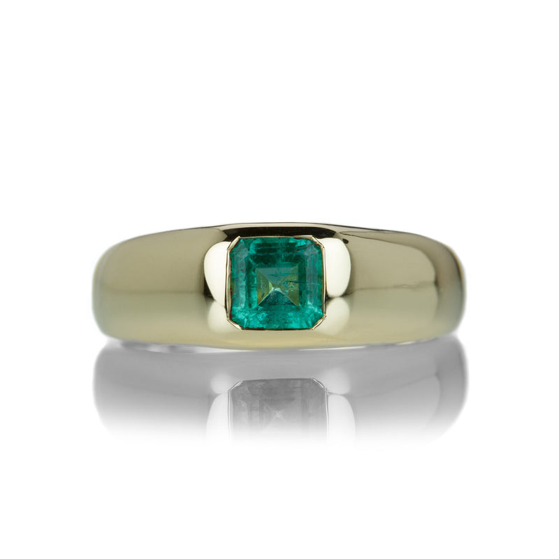 Alexis Kletjian Emerald Signet Ring | Quadrum Gallery