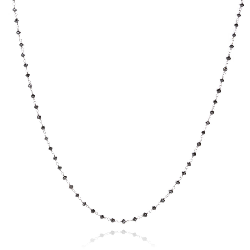 Alexis Kletjian 18k Black Diamond Beaded Necklace | Quadrum Gallery