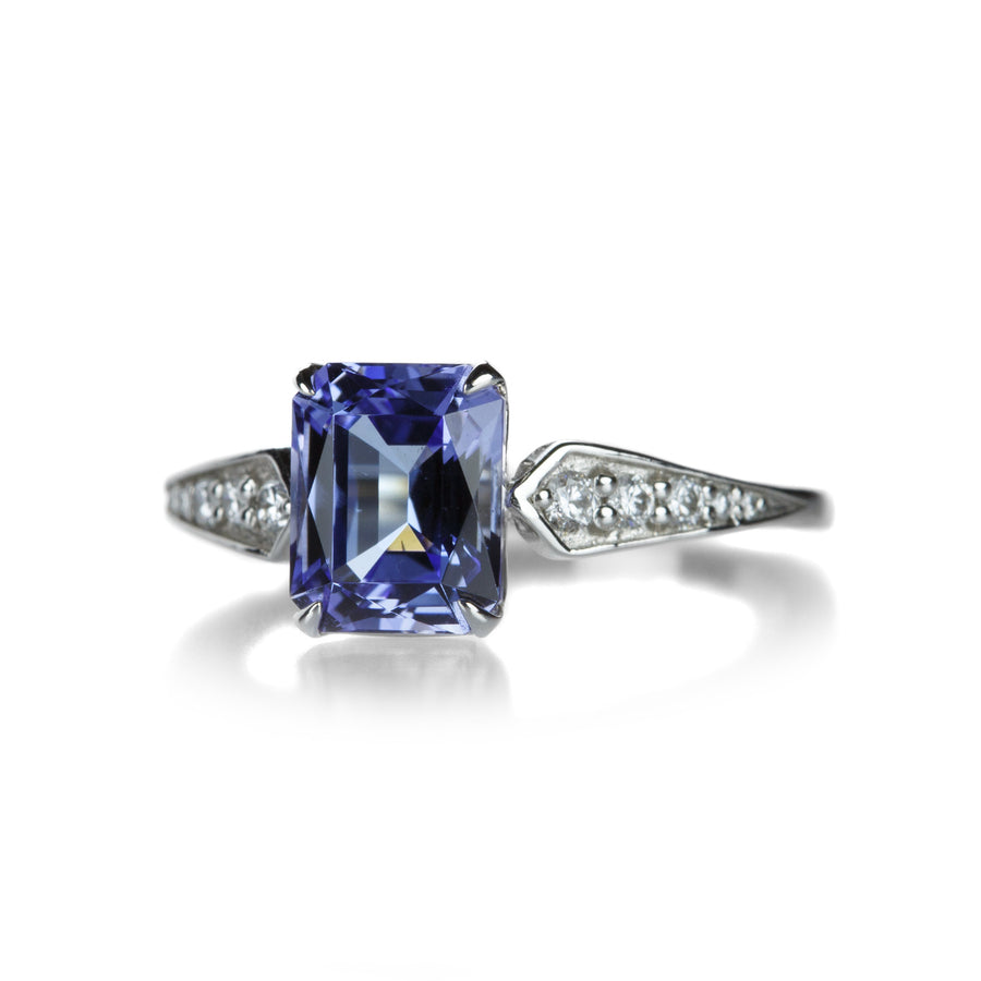 Alexis Kletjian Platinum Vega Ring with Tanzanite | Quadrum Gallery