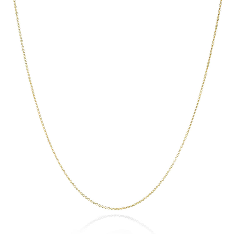 Alexis Kletjian 18k 1mm Cable Chain - 16" | Quadrum Gallery