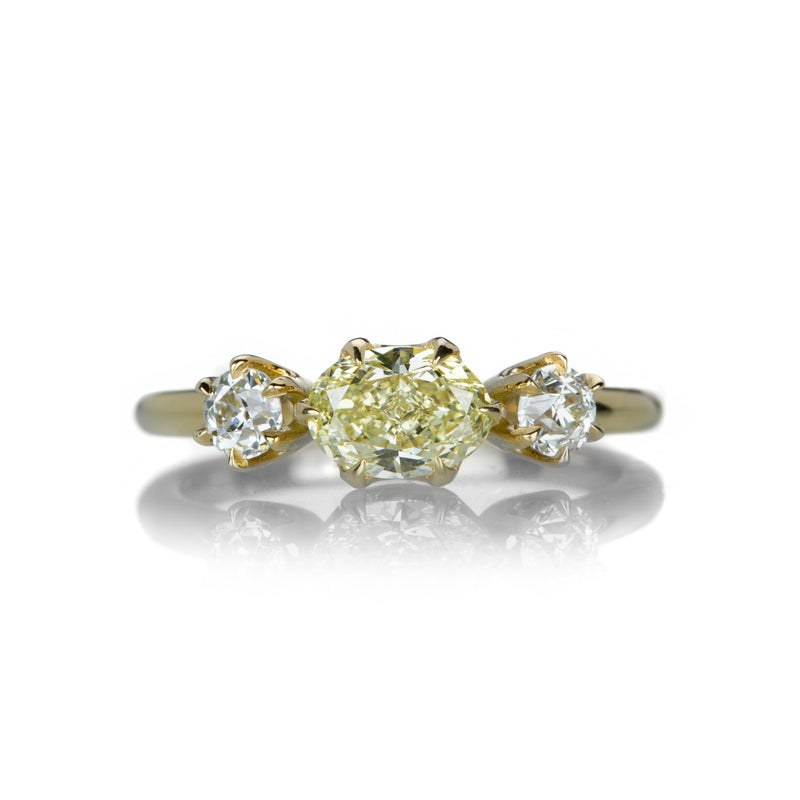 Alexis Kletjian Fancy Light Yellow Diamond Ring | Quadrum Gallery