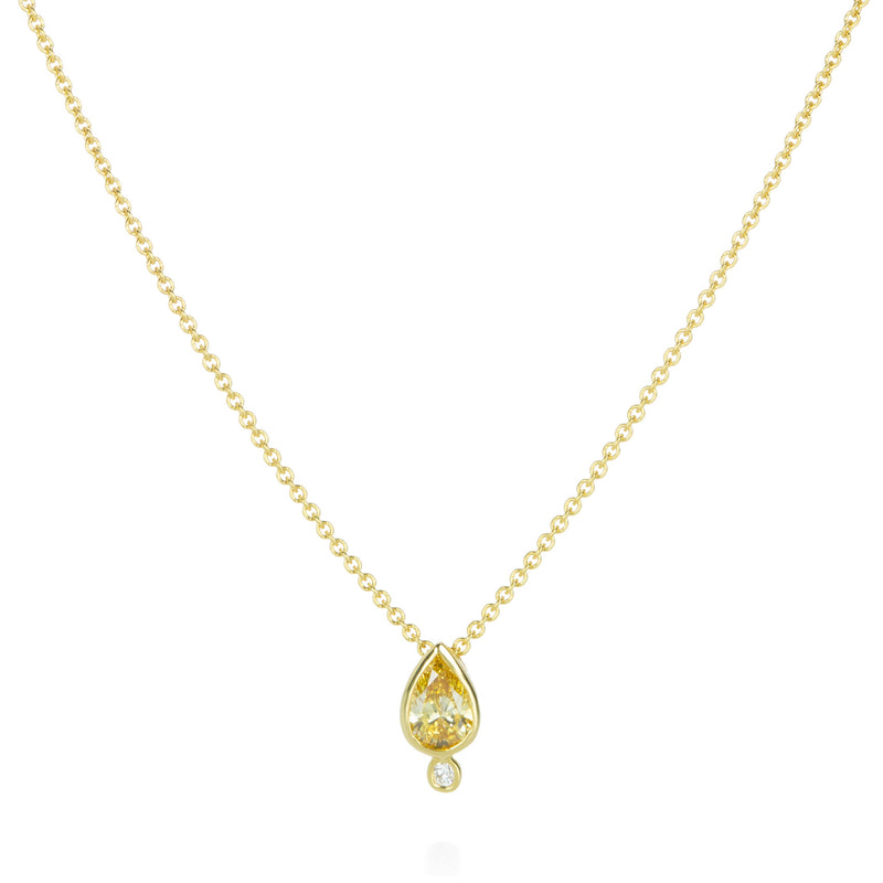 Alexis Kletjian Fancy Yellow Diamond Lotus Seed Necklace | Quadrum Gallery