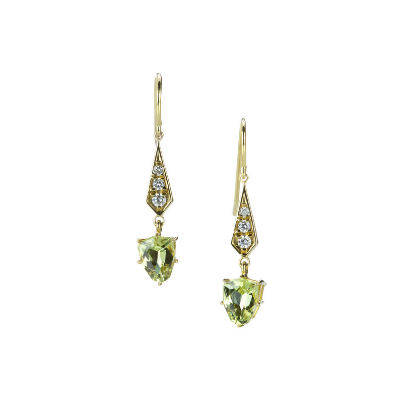 Alexis Kletjian Chrysoberyl and Diamond Earrings | Quadrum Gallery