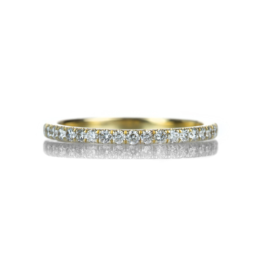 Alexis Kletjian 14k Half Diamond Band | Quadrum Gallery