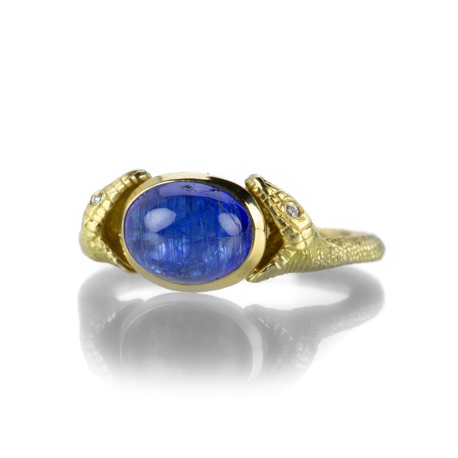 Anthony Lent Two Headed Tanzanite Serpent Ring | Quadrum Gallery