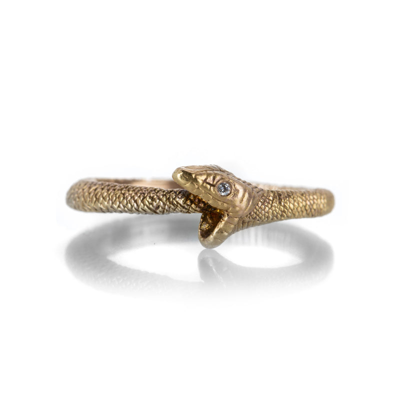 Anthony Lent Rose Gold Ouroboros Ring | Quadrum Gallery
