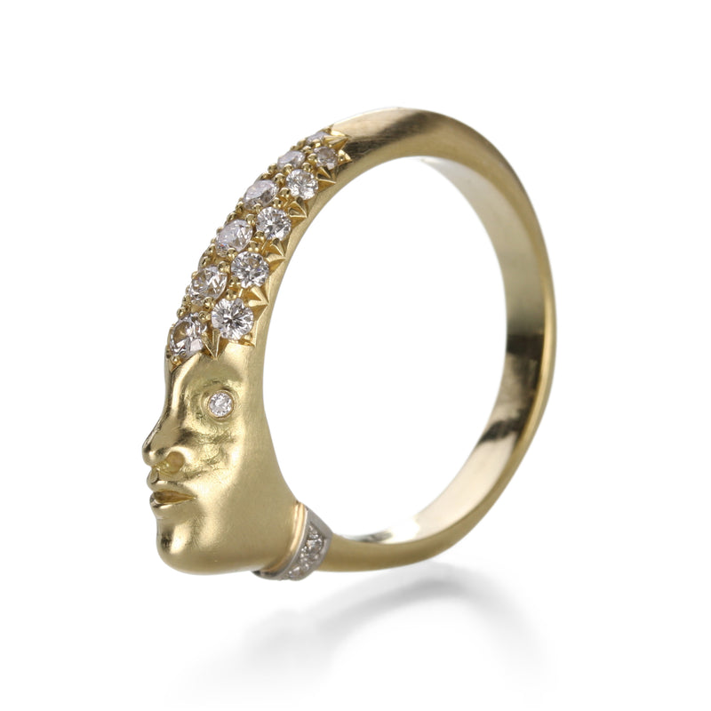 Anthony Lent Diamond Profile  Muse Ring | Quadrum Gallery
