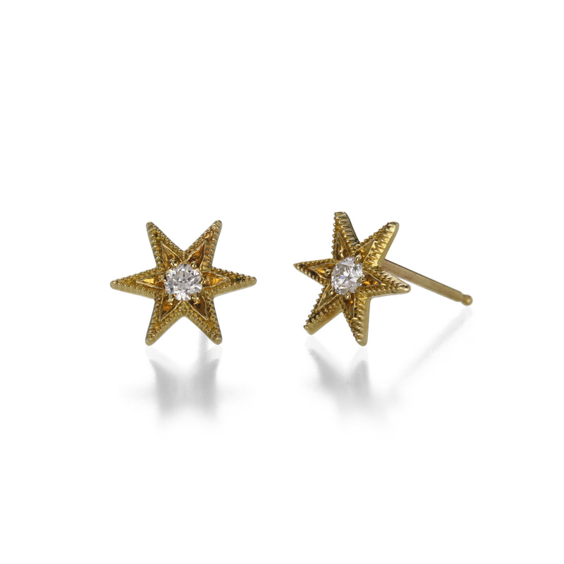 Anthony Lent Diamond Star Stud earring | Quadrum Gallery