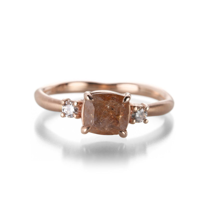 Anne Sportun Orange Cushion Diamond Ring | Quadrum Gallery