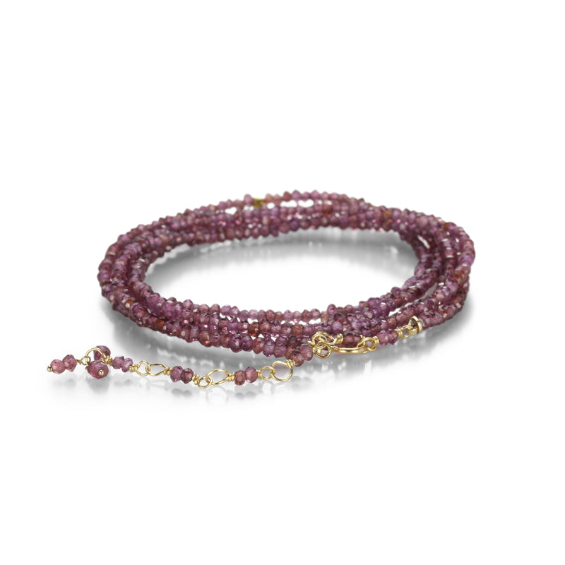 Anne Sportun Pink Rhodolite Garnet Wrap Bracelet | Quadrum Gallery
