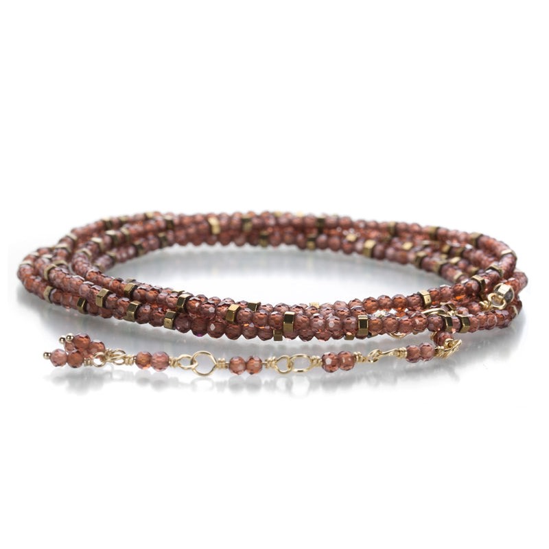 Anne Sportun Red Garnet Bead Confetti Wrap Bracelet | Quadrum Gallery