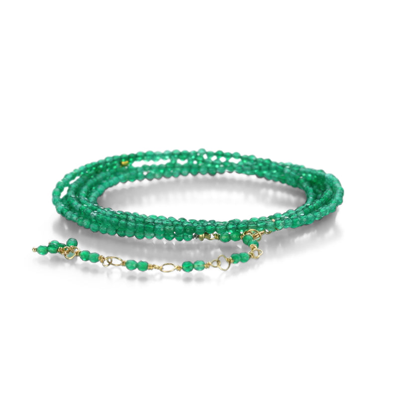 Anne Sportun Green Onyx Wrap Bracelet | Quadrum Gallery