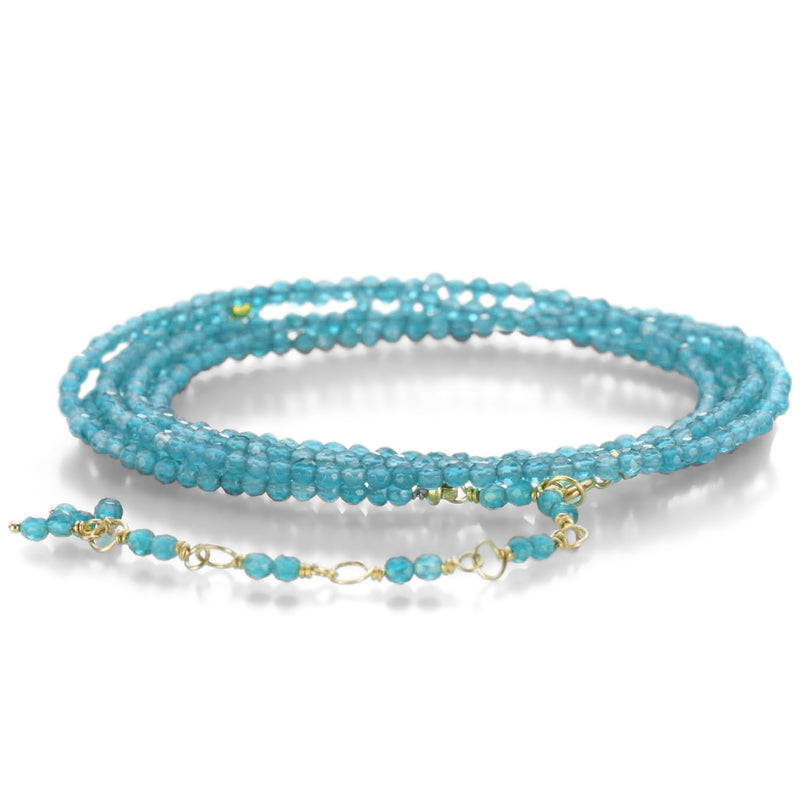Anne Sportun Blue Apatite Beaded Wrap Bracelet | Quadrum Gallery