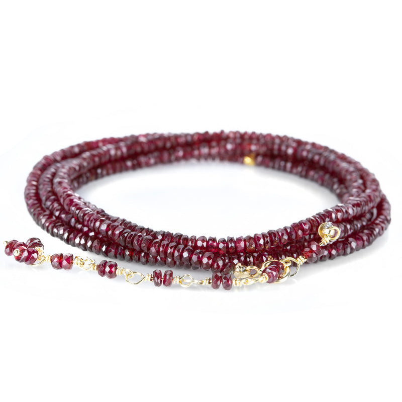 Anne Sportun Red Ruby Bead Wrap Bracelet | Quadrum Gallery
