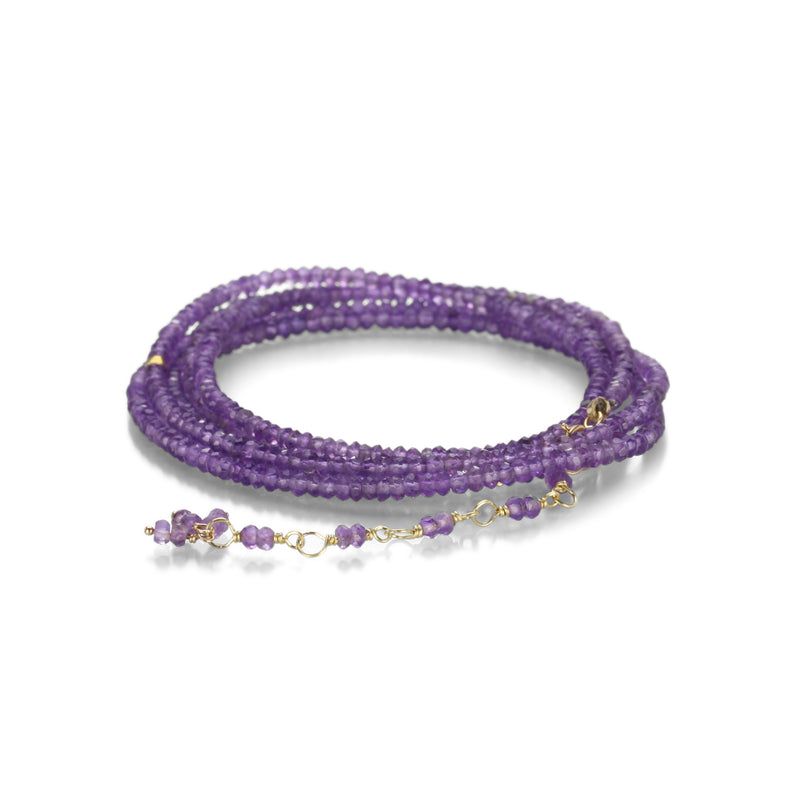 Anne Sportun Amethyst Wrap Bracelet - 34"  | Quadrum Gallery