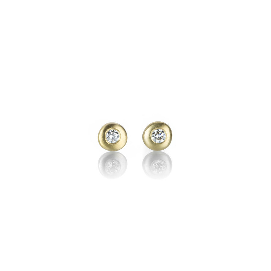 Anne Sportun Tiny Diamond Bezel Studs  | Quadrum Gallery