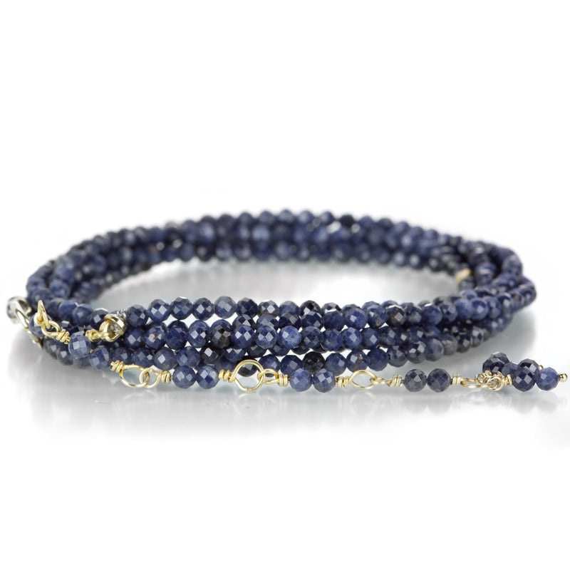 Anne Sportun Opaque Blue Sapphire Wrap Bracelet -34" | Quadrum Gallery