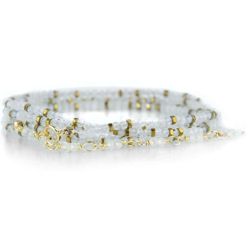 Anne Sportun Moonstone Confetti Wrap Bracelet - 34" | Quadrum Gallery