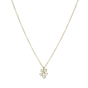 Anne Sportun Small Diamond Flower Cluster Necklace | Quadrum Gallery
