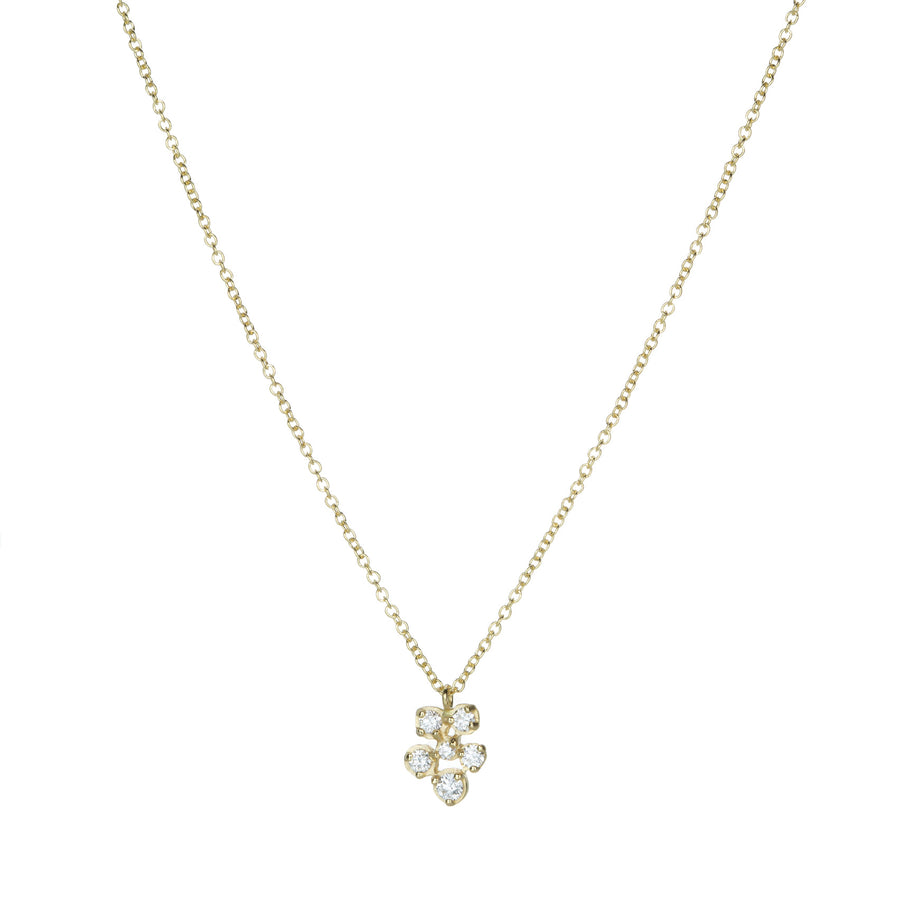 Anne Sportun Small Diamond Flower Cluster Necklace | Quadrum Gallery