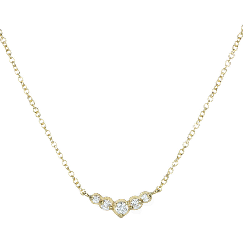 Anne Sportun Small Diamond Graduated Necklace | Quadrum Gallery