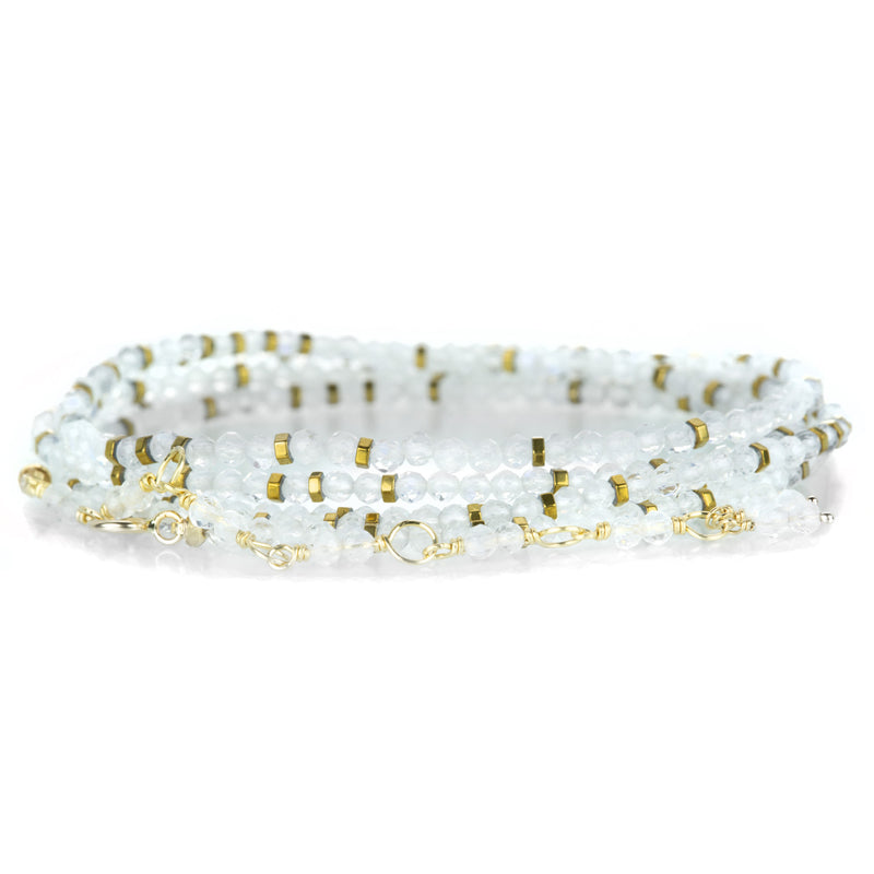 Anne Sportun 18k Moonstone Confetti Wrap Bracelet | Quadrum Gallery