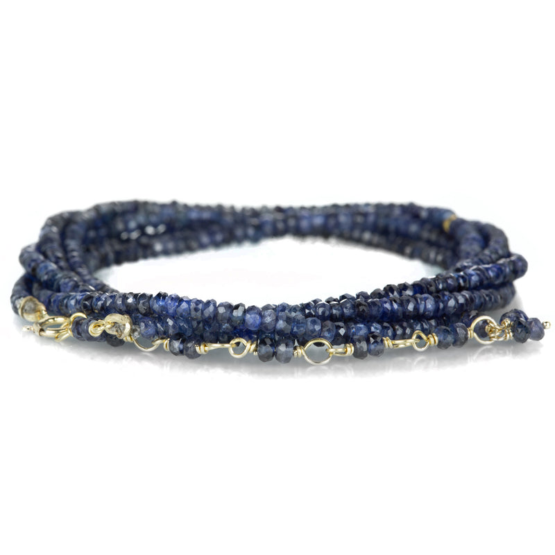 Anne Sportun 18k Blue Sapphire Wrap Bracelet | Quadrum Gallery