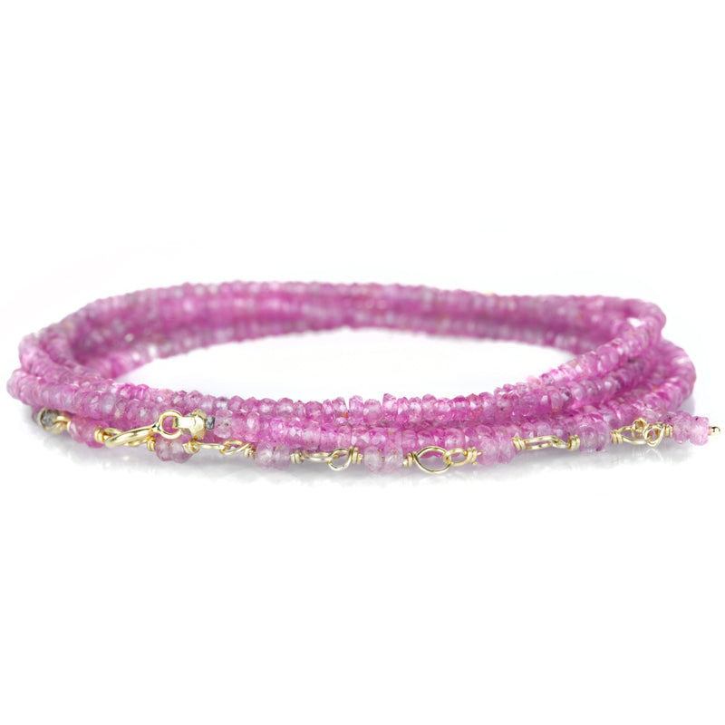 Anne Sportun 18k Pink Sapphire Wrap Bracelet | Quadrum Gallery