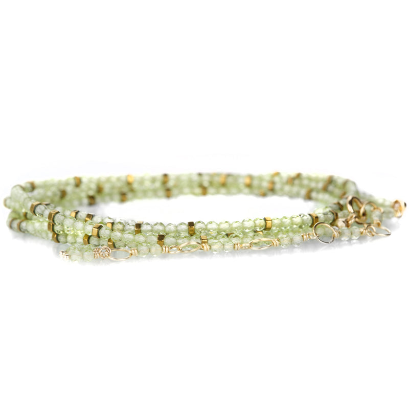 Anne Sportun 18k Peridot Confetti Wrap Bracelet | Quadrum Gallery