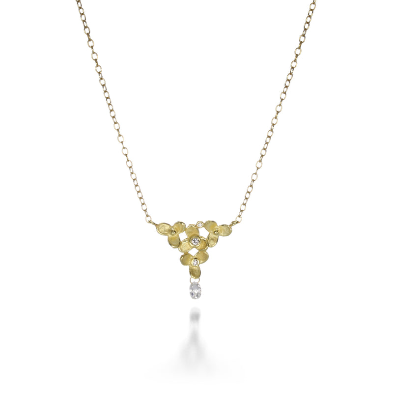 Barbara Heinrich Diamond Trillium Blossom Necklace | Quadrum Gallery