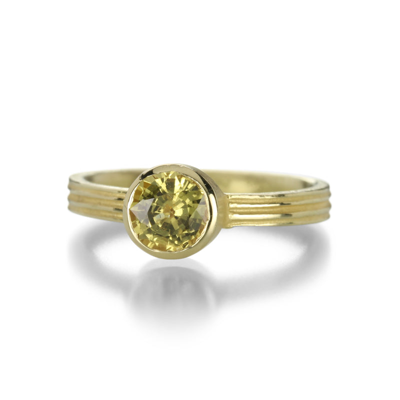 Barbara Heinrich Round Yellow Sapphire Ring | Quadrum Gallery