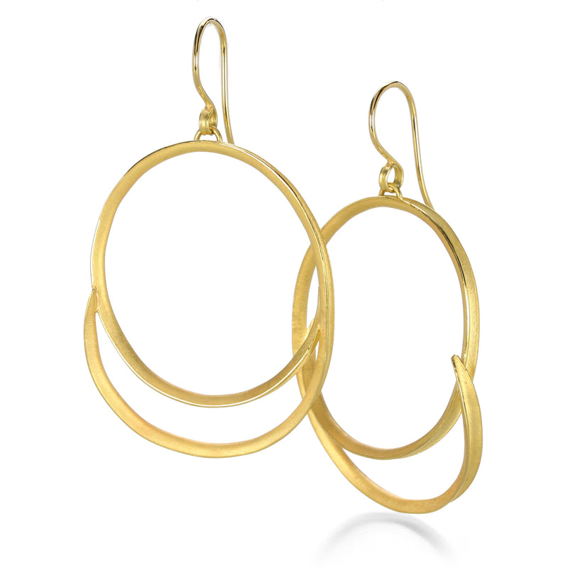 Barbara Heinrich Oval Swirl Earrings | Quadrum Gallery