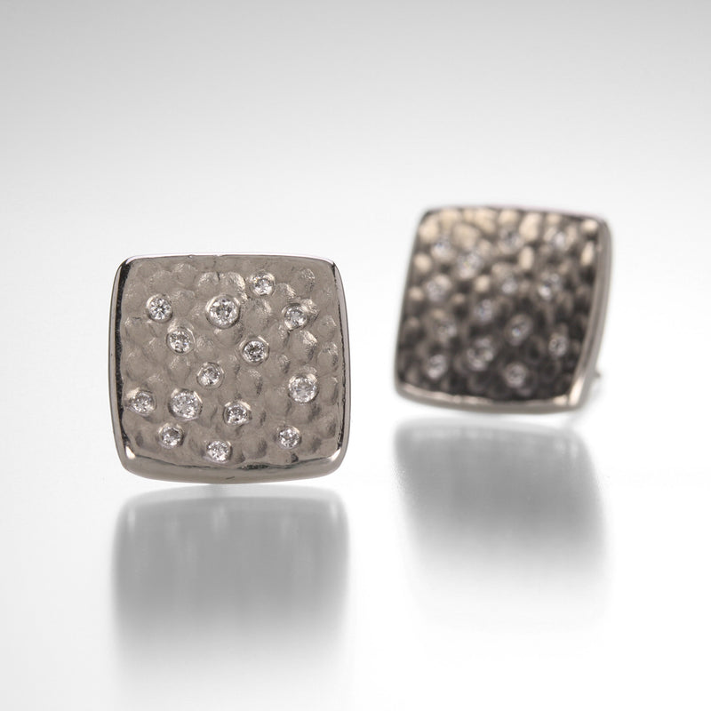 Barbara Heinrich Platinum Glacier Studs | Quadrum Gallery