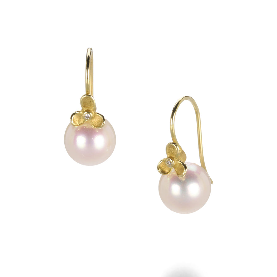 Barbara Heinrich Trillium Pearl Earrings | Quadrum Gallery