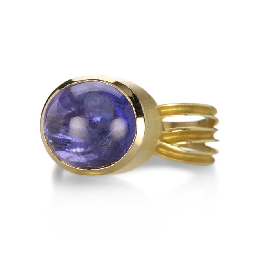 Barbara Heinrich Tanzanite Cabochon Ring | Quadrum Gallery