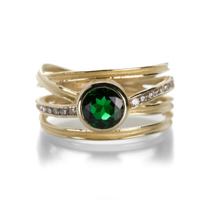 Barbara Heinrich Round Green Tourmaline Ring | Quadrum Gallery
