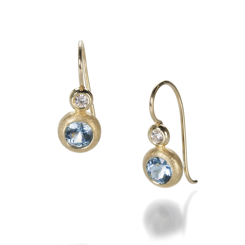 Barbara Heinrich Aquamarine & Diamond Earrings | Quadrum Gallery