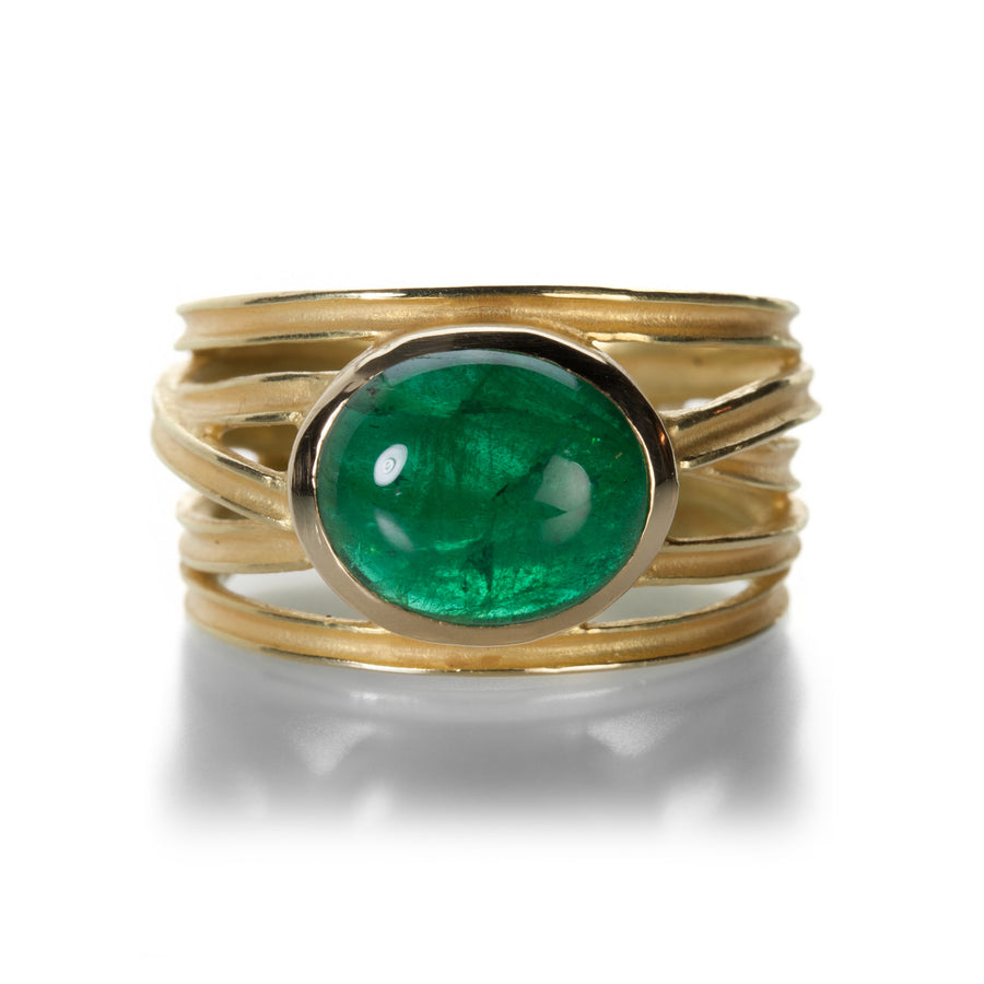 Barbara Heinrich Emerald Wrap Ring  | Quadrum Gallery