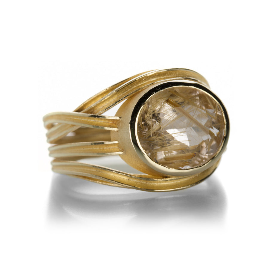 Barbara Heinrich Rutilated Quartz Wrap Ring | Quadrum Gallery