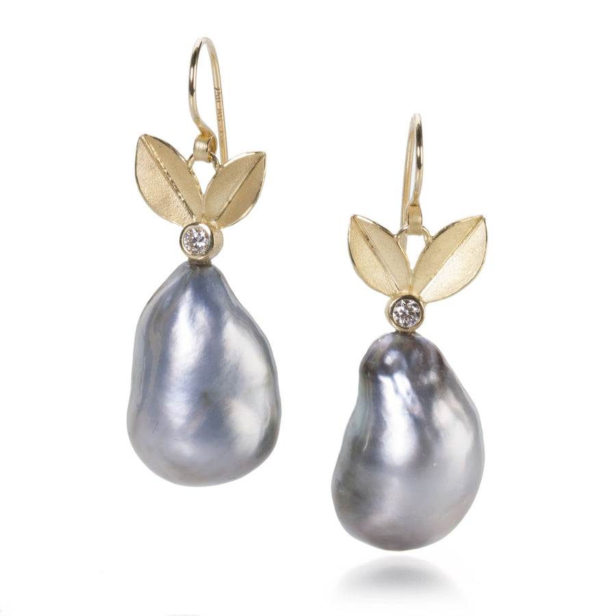 Barbara Heinrich Tahitian Baroque Pearl Earrings | Quadrum Gallery
