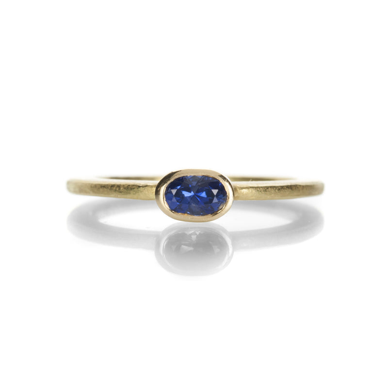 Barbara Heinrich Oval East-West Sapphire Ring | Quadrum Gallery