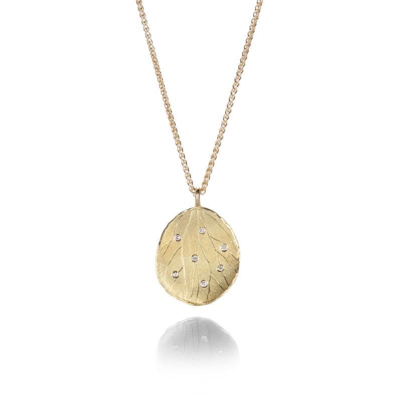Barbara Heinrich Hydrangea Petal Necklace with Diamonds | Quadrum Gallery
