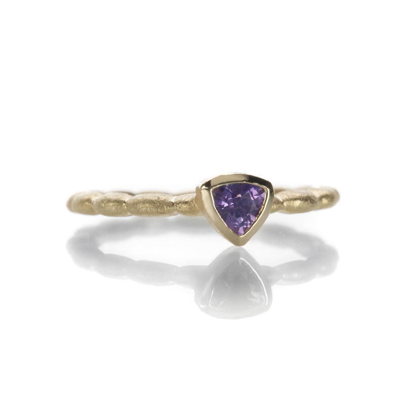 Barbara Heinrich Trillion Purple Sapphire Ring-1 | Quadrum Gallery
