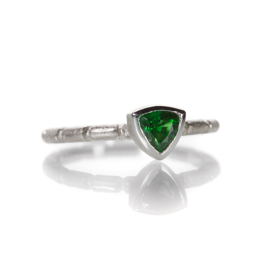 Barbara Heinrich Trillion Tsavorite Ring-1 | Quadrum Gallery