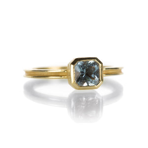 Barbara Heinrich Asscher Cut Aquamarine Ring | Quadrum Gallery